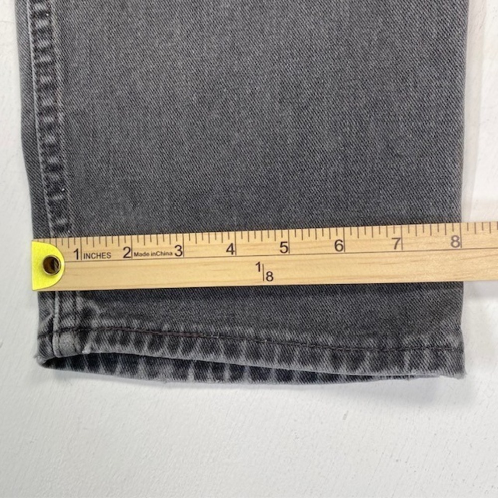 Vintage Levis 550 Relaxed Fit Jeans Mens 36x32 Faded Black Made in USA 90s Denim - Picture 9 of 12